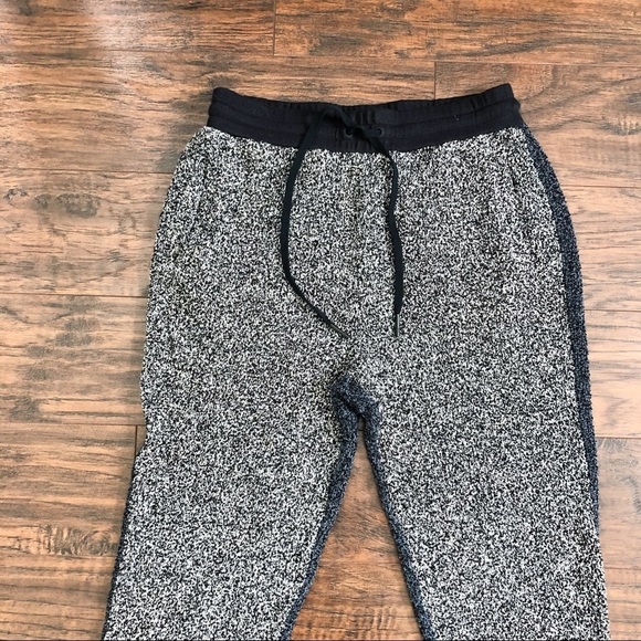Alala • Retreat sweatpants joggers charcoal boucle knit pull on pants blue grey - Picture 4 of 12